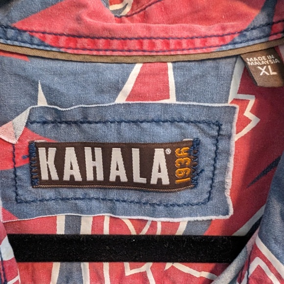 Mens KAHALA Hawaiian shirt XL - Picture 4 of 4